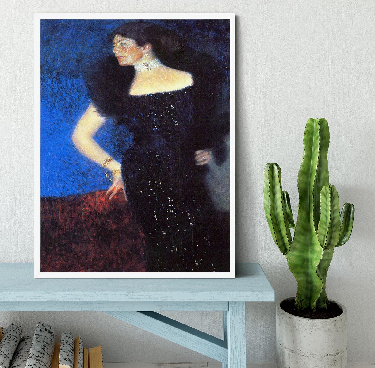Portrait of Rose von Rosthorn Friedmann by Klimt Framed Print - Canvas Art Rocks -6
