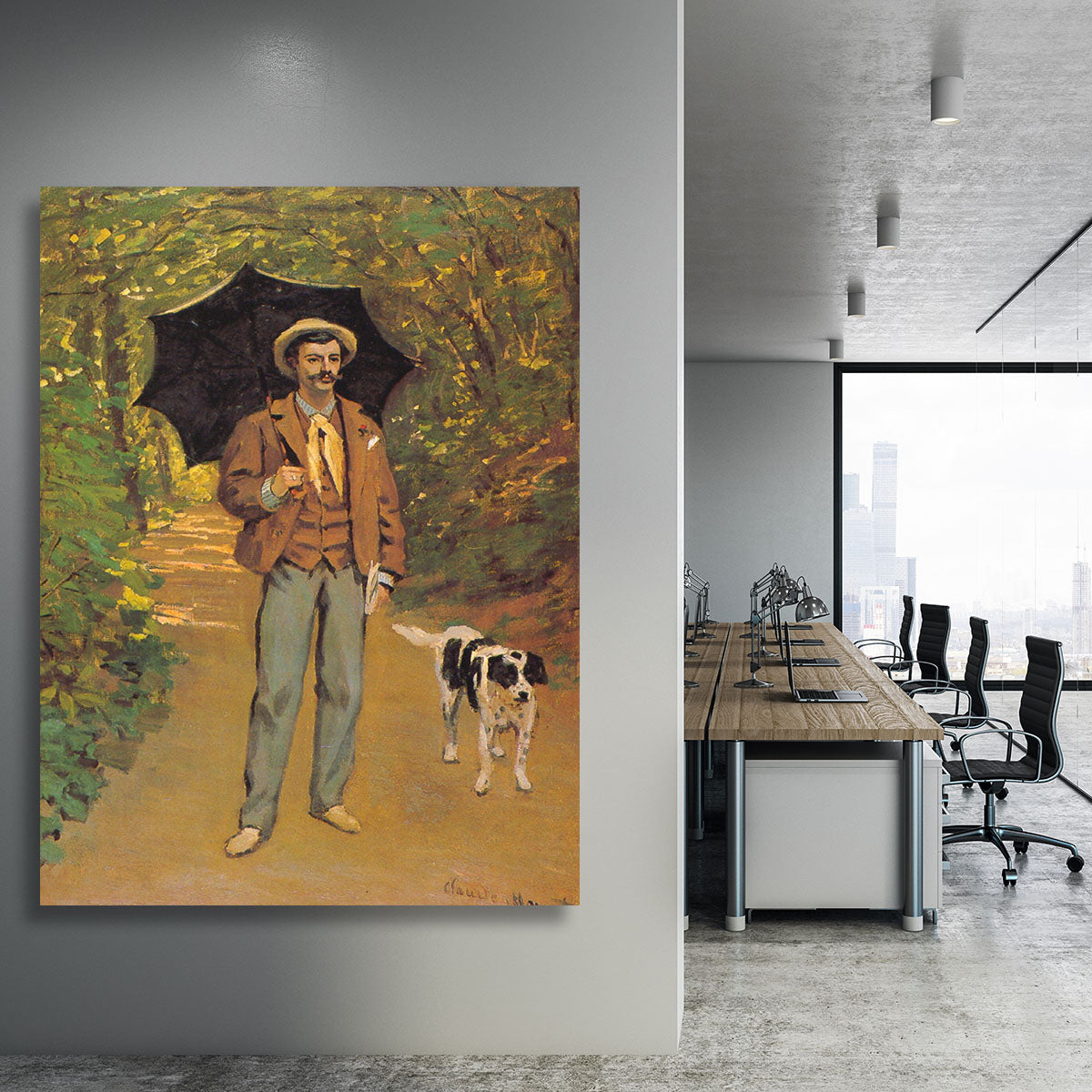 Portrait of Victor Jacquemont by Monet Canvas Print or Poster - Canvas Art Rocks - 3