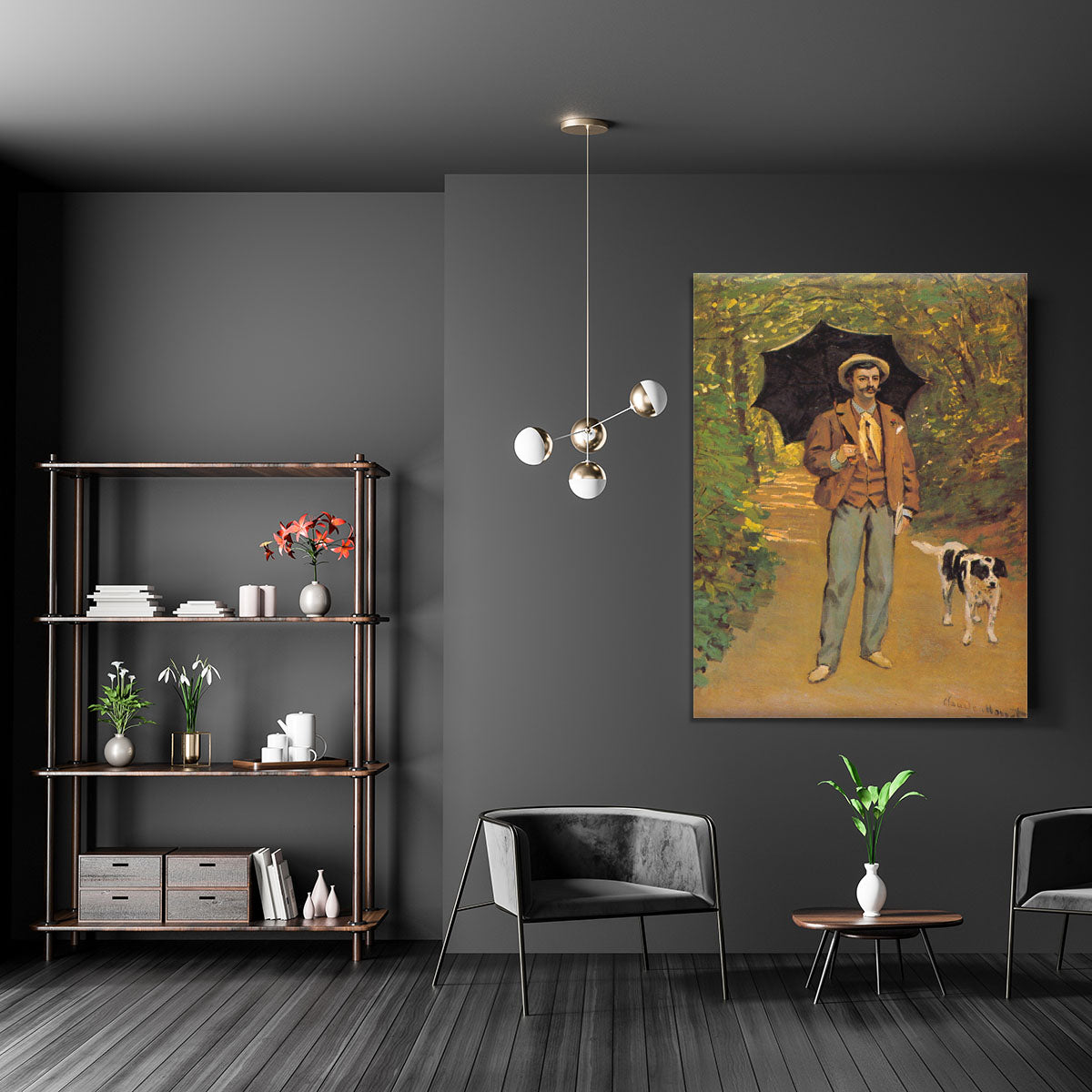 Portrait of Victor Jacquemont by Monet Canvas Print or Poster - Canvas Art Rocks - 5