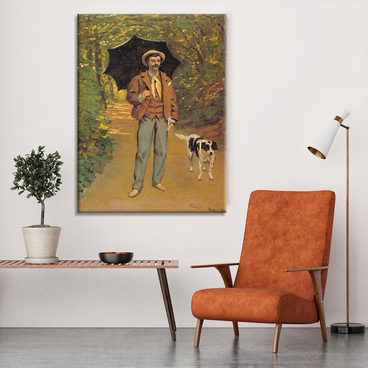 Portrait of Victor Jacquemont by Monet Canvas Print or Poster - Canvas Art Rocks - 6