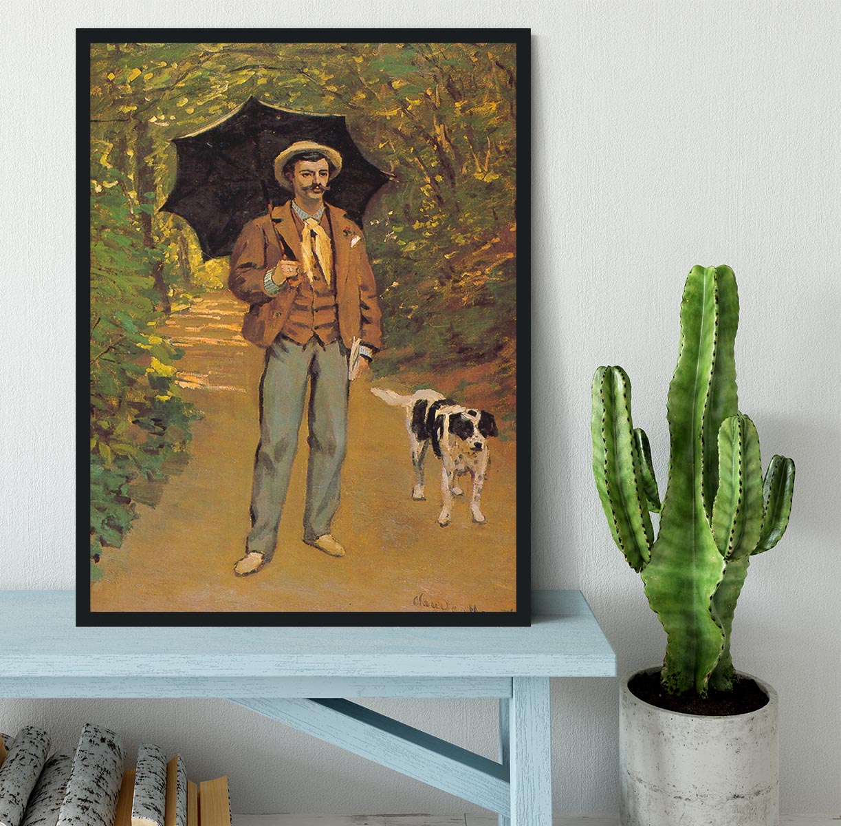 Portrait of Victor Jacquemont by Monet Framed Print - Canvas Art Rocks - 2