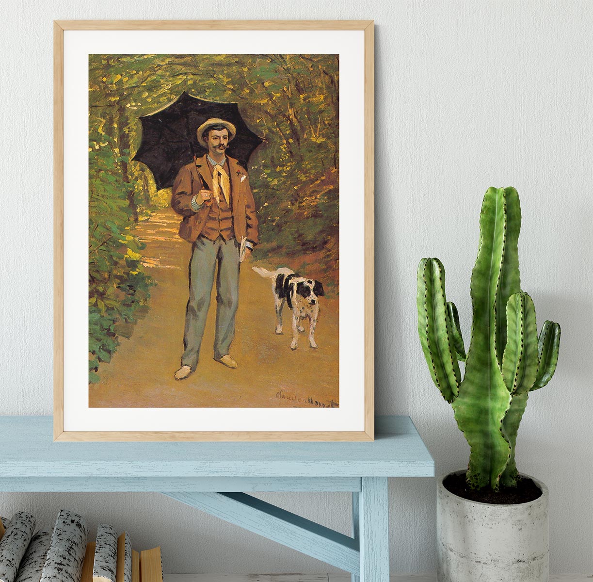 Portrait of Victor Jacquemont by Monet Framed Print - Canvas Art Rocks - 3