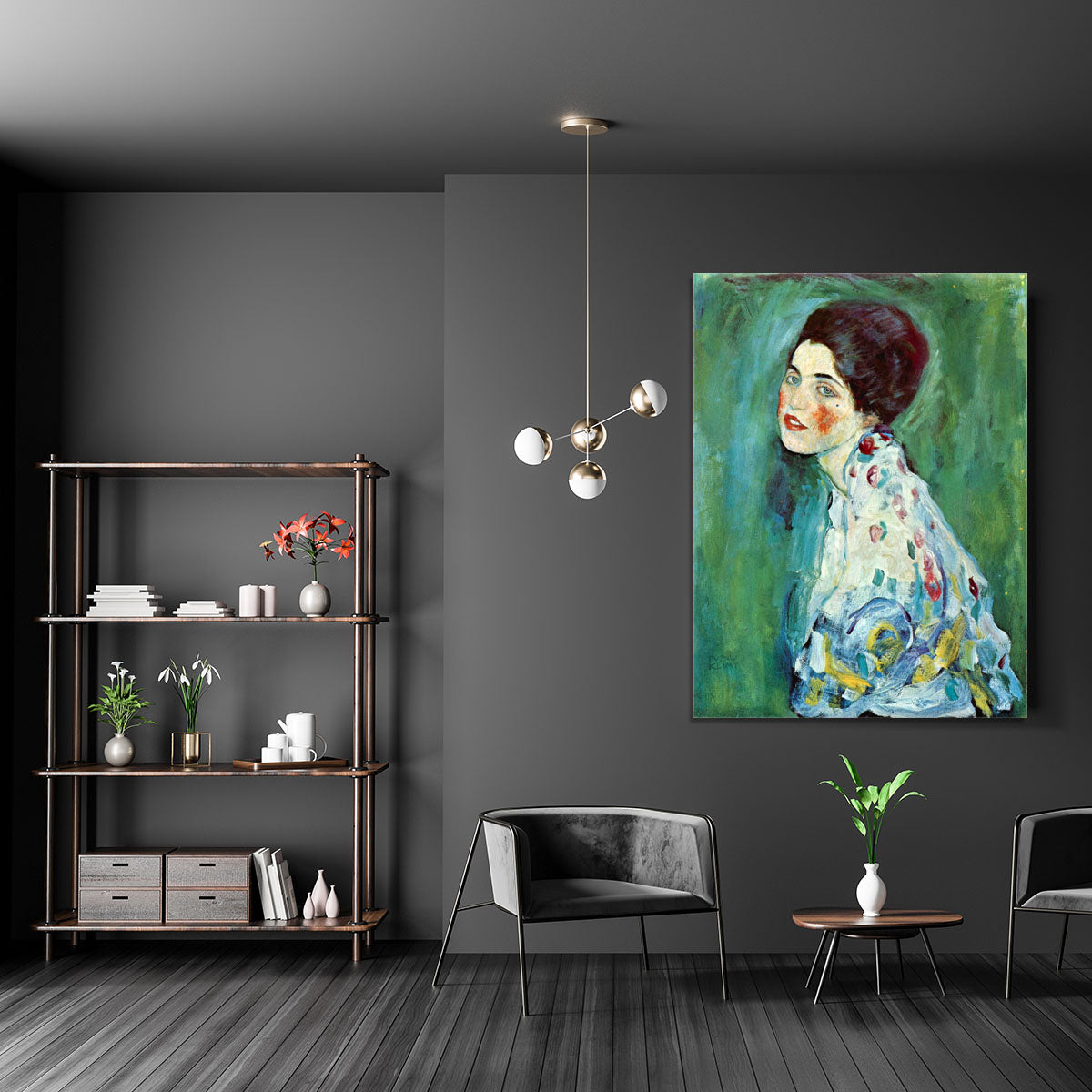 Portrait of a Lady by Klimt Canvas Print or Poster - Canvas Art Rocks - 5