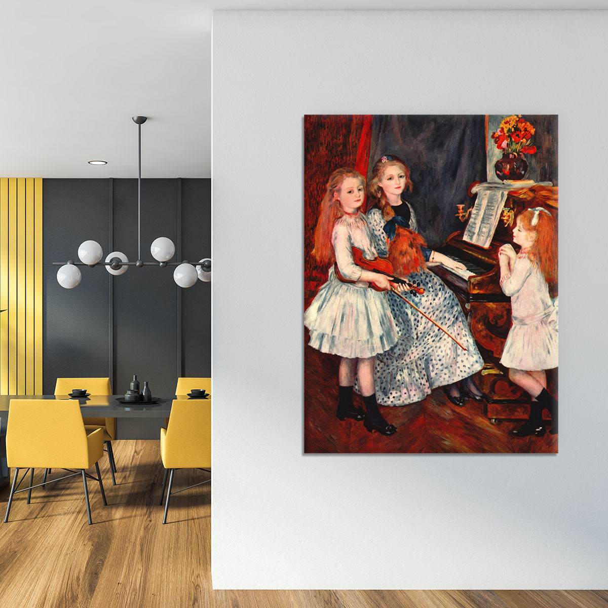 Portrait of the daughter of Catulle Mendes by Renoir Canvas Print or Poster - Canvas Art Rocks - 4