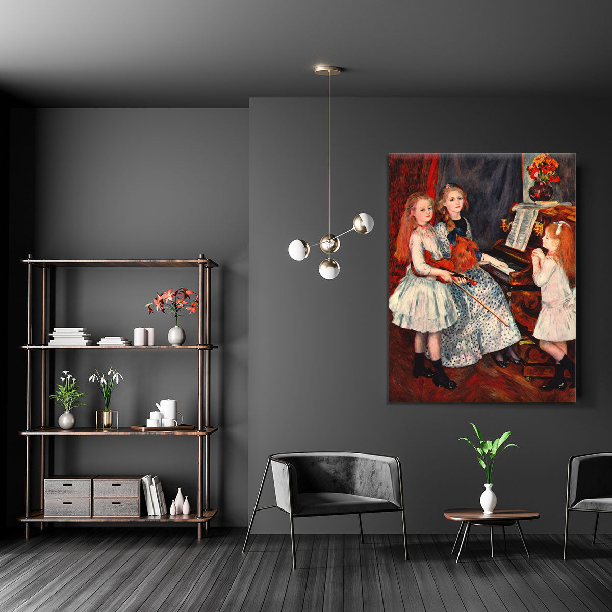 Portrait of the daughter of Catulle Mendes by Renoir Canvas Print or Poster - Canvas Art Rocks - 5