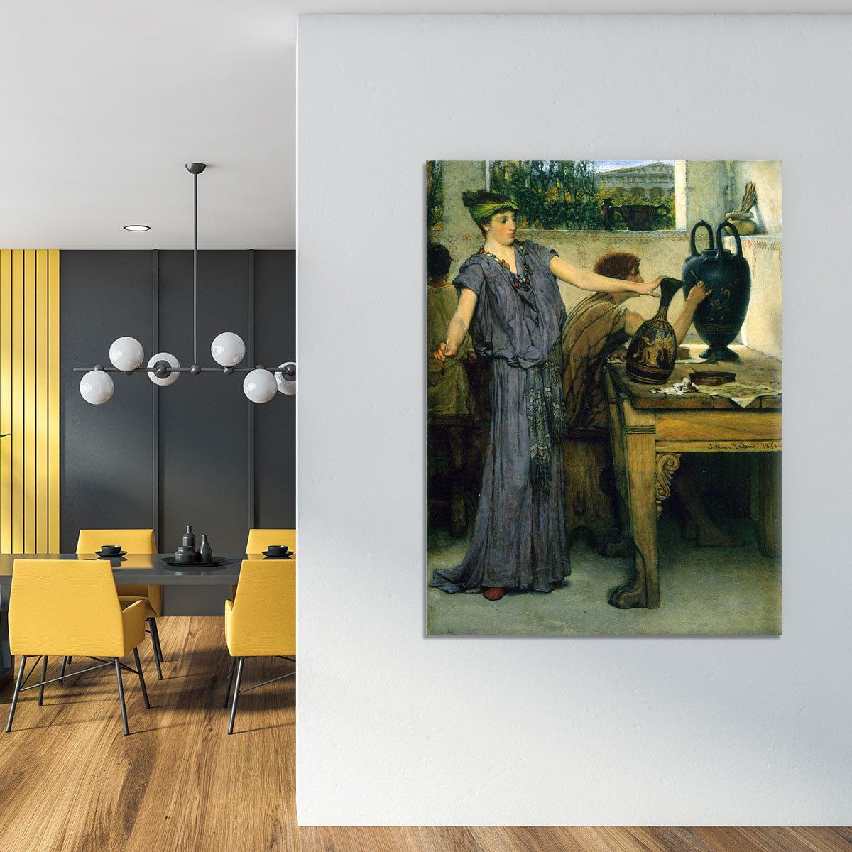 Pottery Painting by Alma Tadema Canvas Print or Poster - Canvas Art Rocks - 4