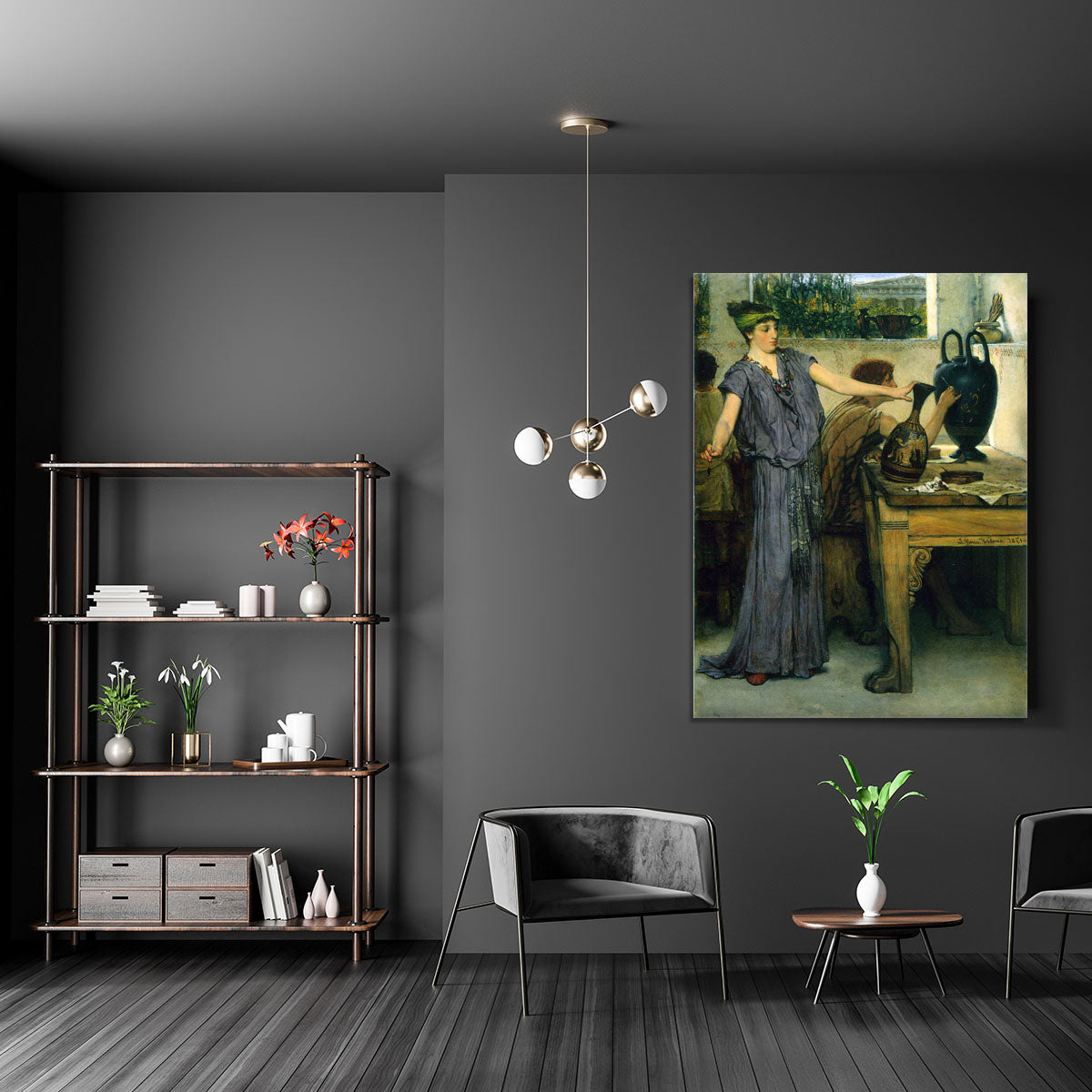 Pottery Painting by Alma Tadema Canvas Print or Poster - Canvas Art Rocks - 5