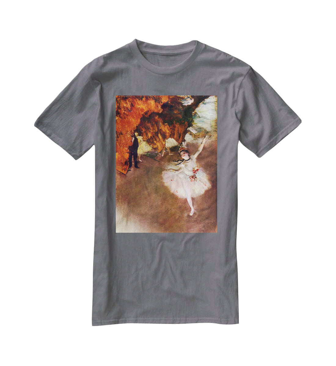 Prima Ballerina by Degas T-Shirt - Canvas Art Rocks - 3