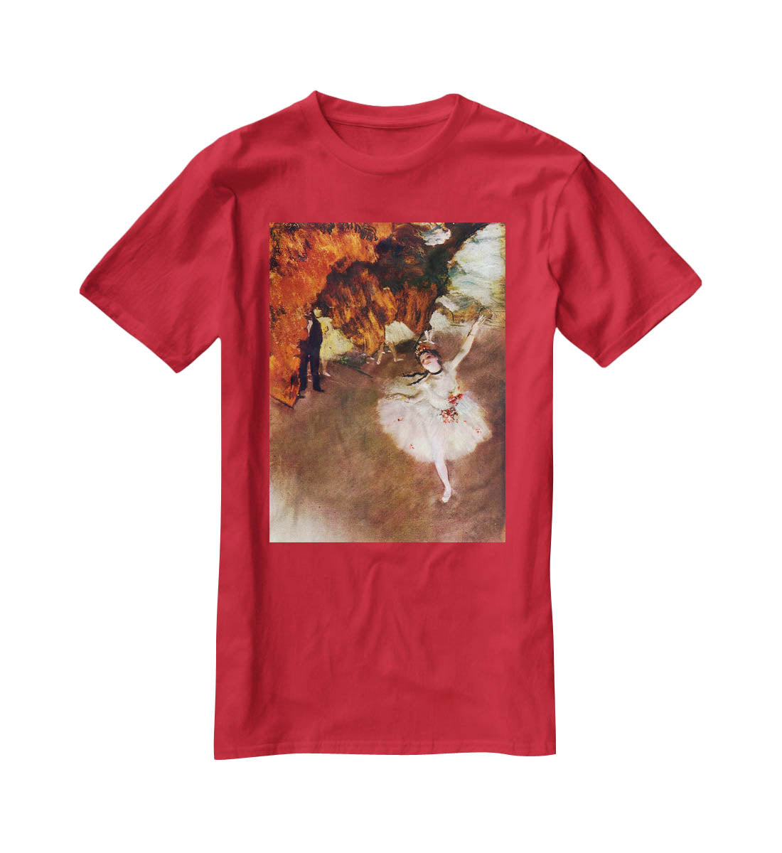 Prima Ballerina by Degas T-Shirt - Canvas Art Rocks - 4