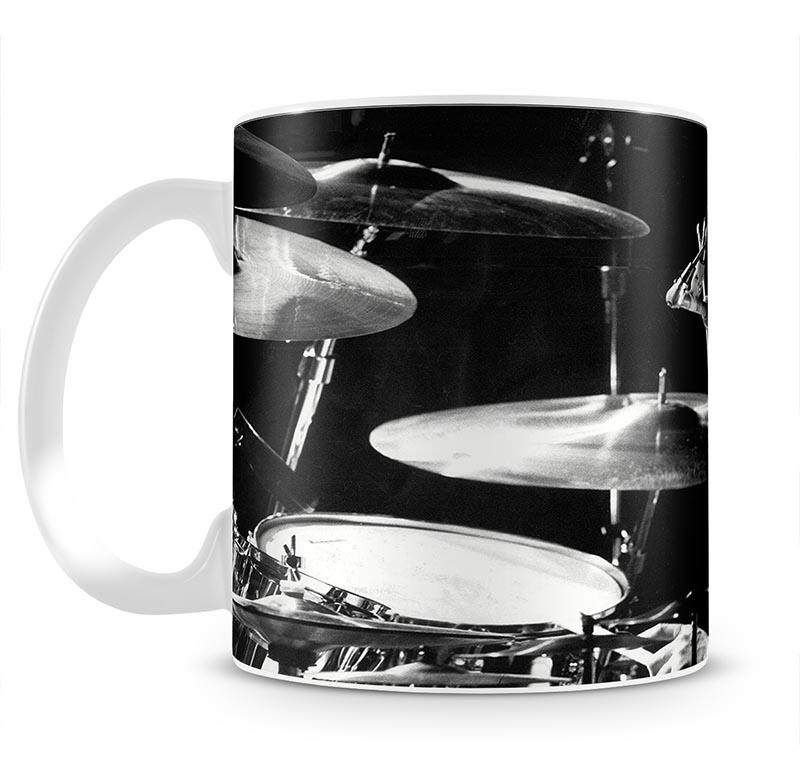 Queen Drummer Roger Taylor on stage Mug - Canvas Art Rocks - 2