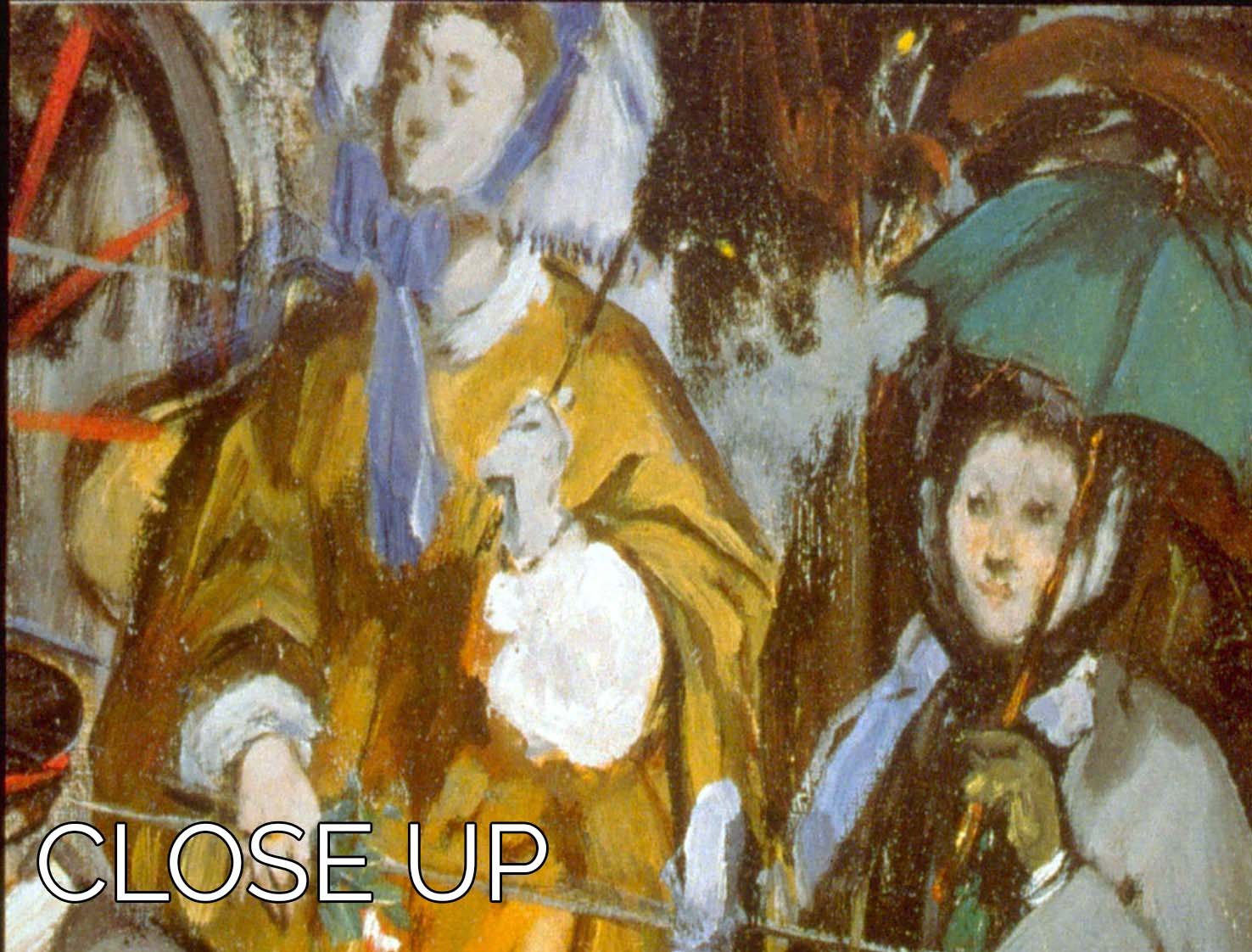 Racecourse by Manet 3 Split Panel Canvas Print - Canvas Art Rocks - 3