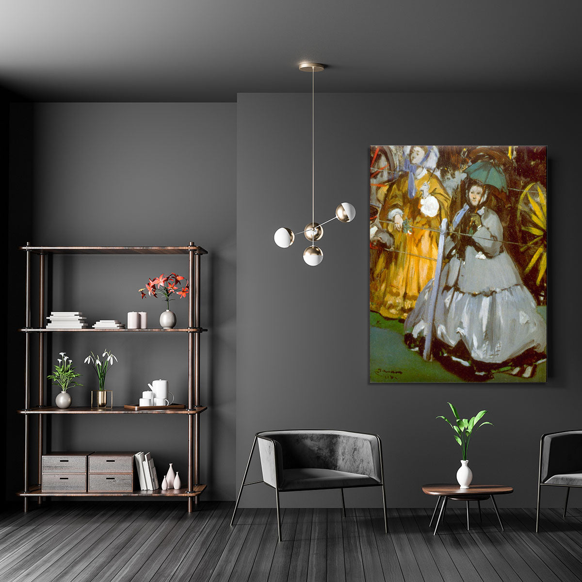 Racecourse by Manet Canvas Print or Poster - Canvas Art Rocks - 5