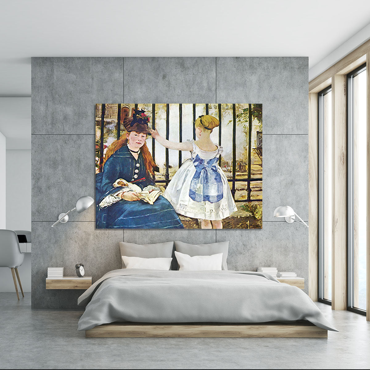 Railway by Manet Canvas Print or Poster - Canvas Art Rocks - 5