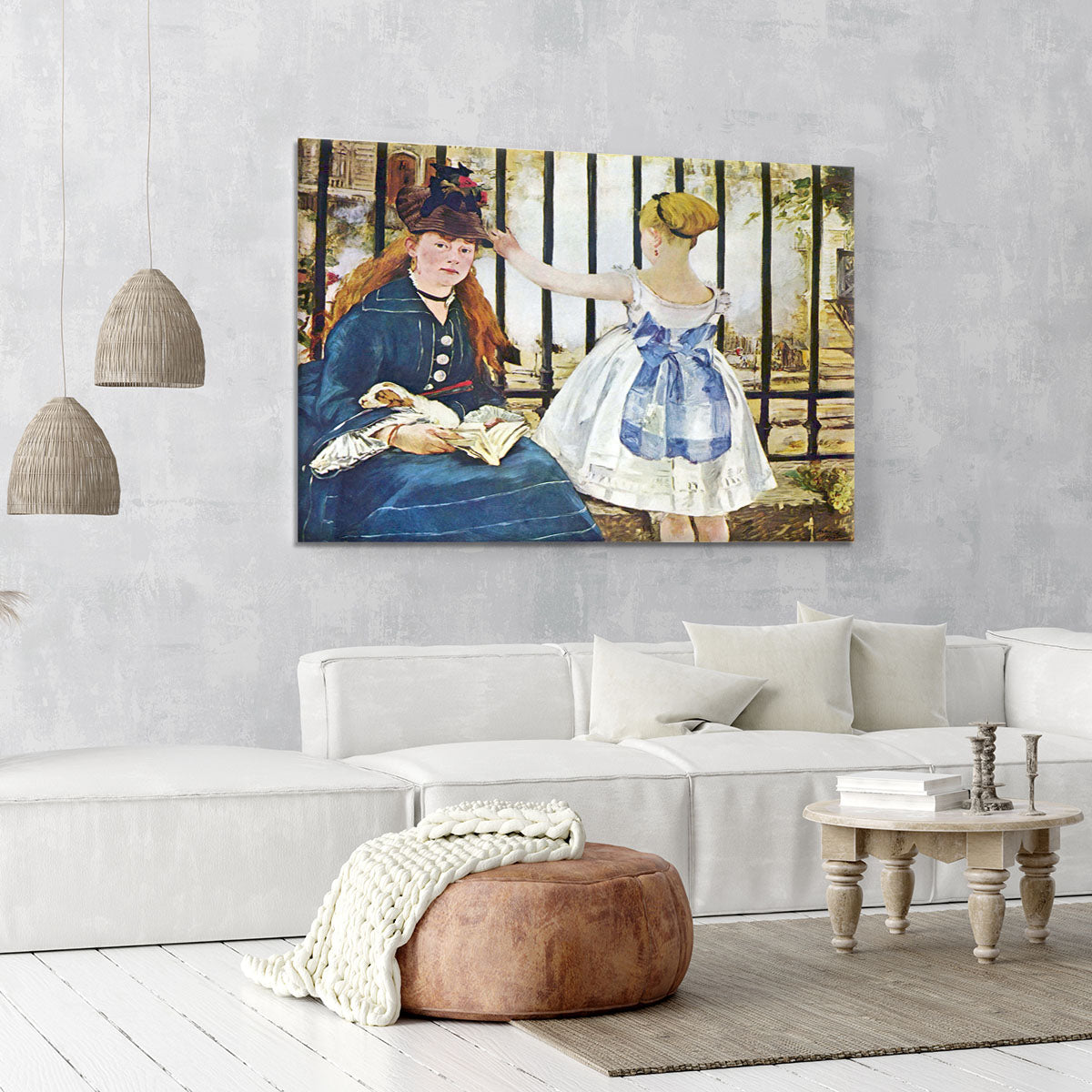 Railway by Manet Canvas Print or Poster - Canvas Art Rocks - 6