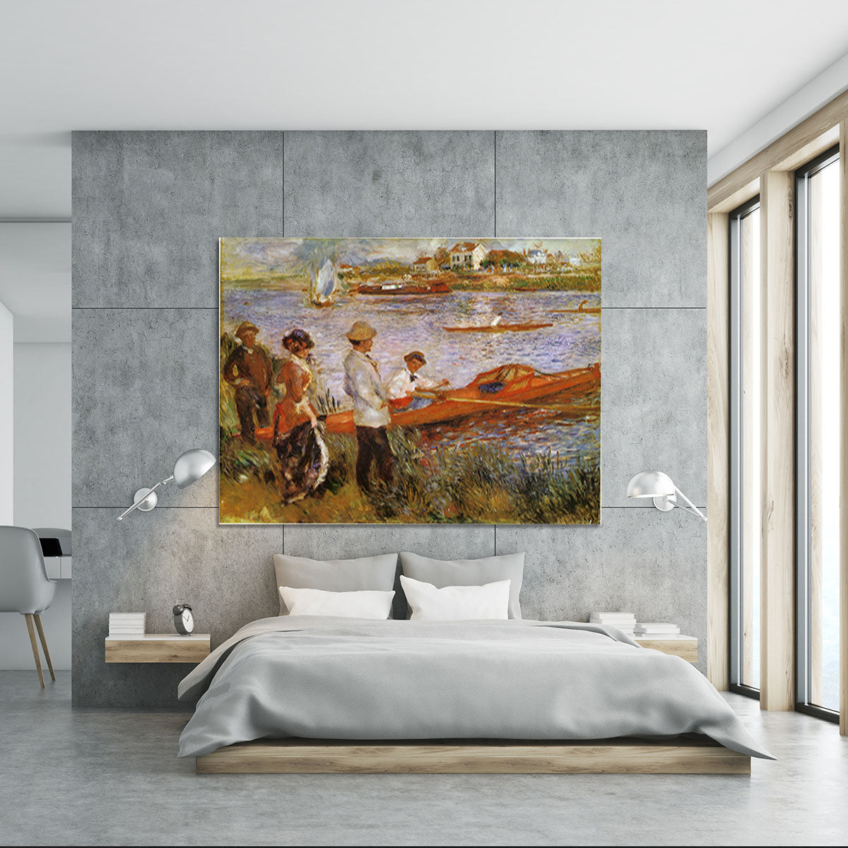 Rameurs A Chatou 1879 by Manet Canvas Print or Poster - Canvas Art Rocks - 5