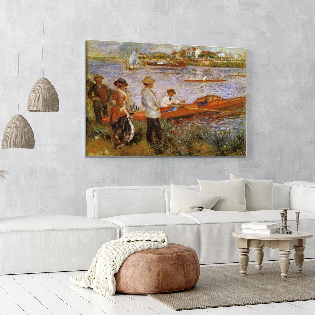 Rameurs A Chatou 1879 by Manet Canvas Print or Poster - Canvas Art Rocks - 6