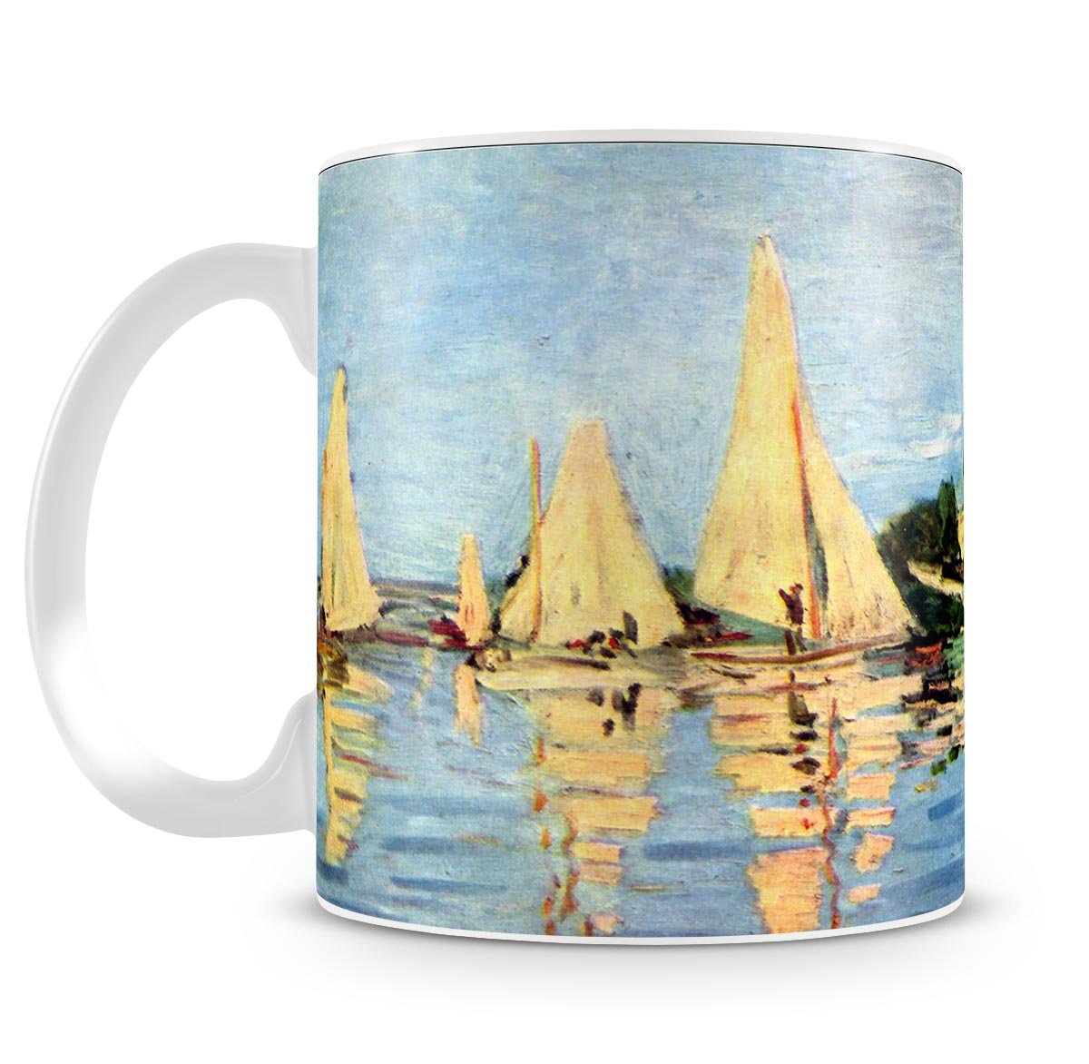 Regatta at Argenteuil by Monet Mug - Canvas Art Rocks - 4