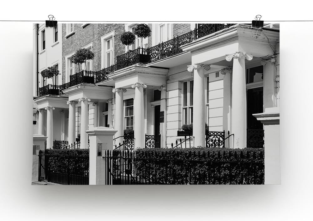 Regency Georgian terraced town house Canvas Print or Poster - Canvas Art Rocks - 2