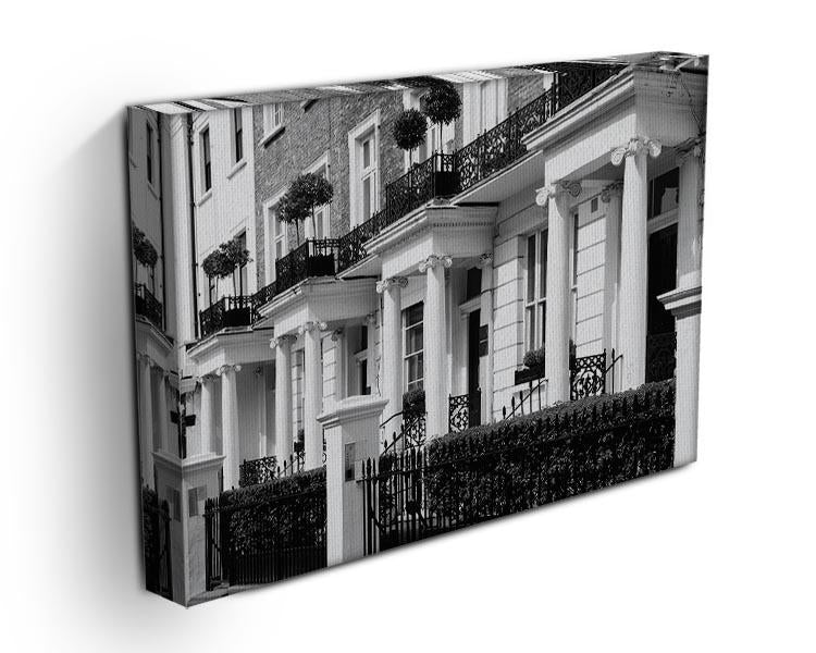 Regency Georgian terraced town house Canvas Print or Poster - Canvas Art Rocks - 3