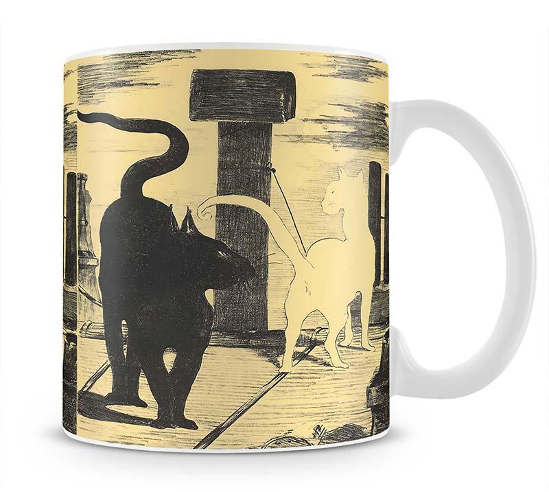 Rendevouz of Cats by Manet Mug - Canvas Art Rocks - 1