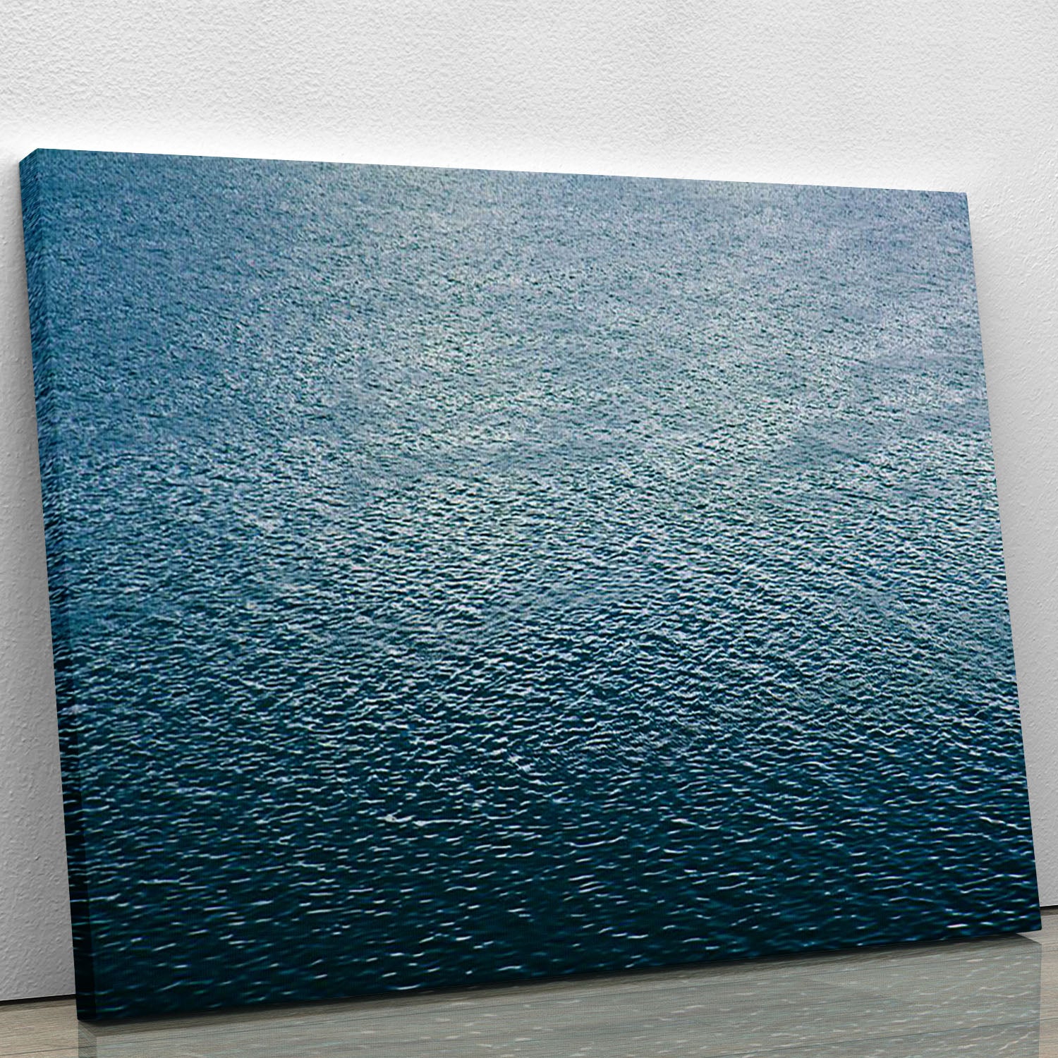 Ripple on blue water Canvas Print or Poster - Canvas Art Rocks - 1