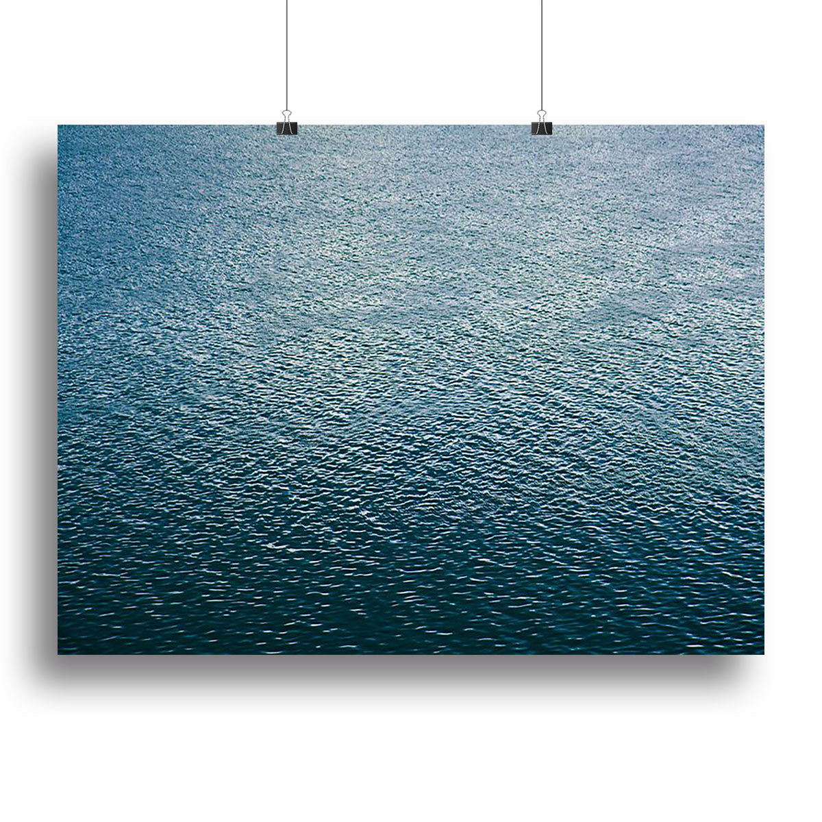 Ripple on blue water Canvas Print or Poster - Canvas Art Rocks - 2