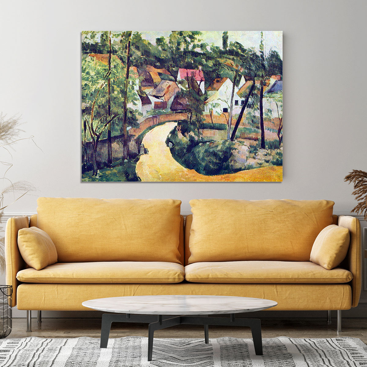Road bend by Cezanne Canvas Print or Poster - Canvas Art Rocks - 4