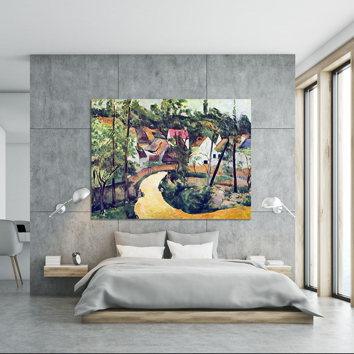 Road bend by Cezanne Canvas Print or Poster - Canvas Art Rocks - 5