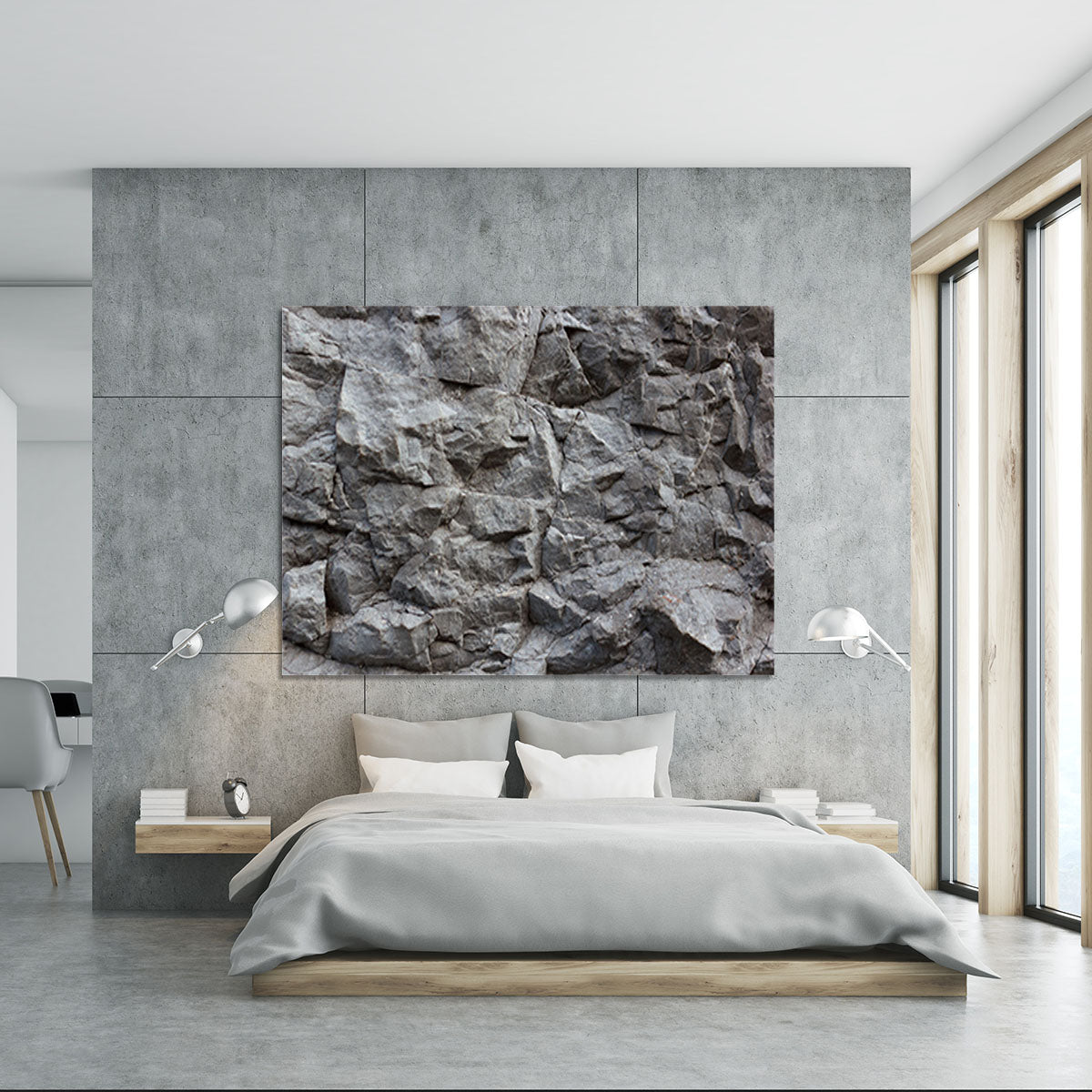 Rock texture background Canvas Print or Poster - Canvas Art Rocks - 5