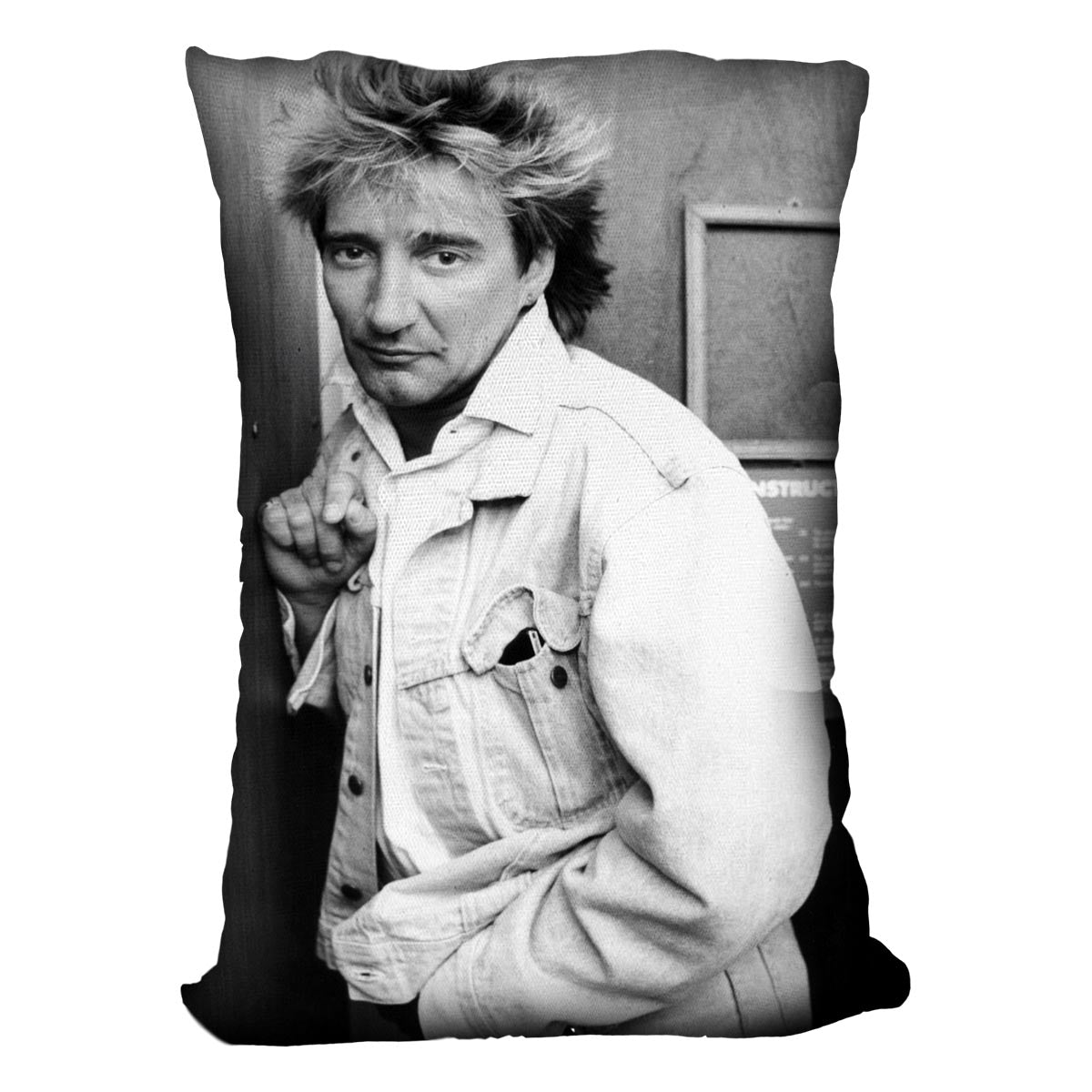 Rod Stewart in 1986 Cushion