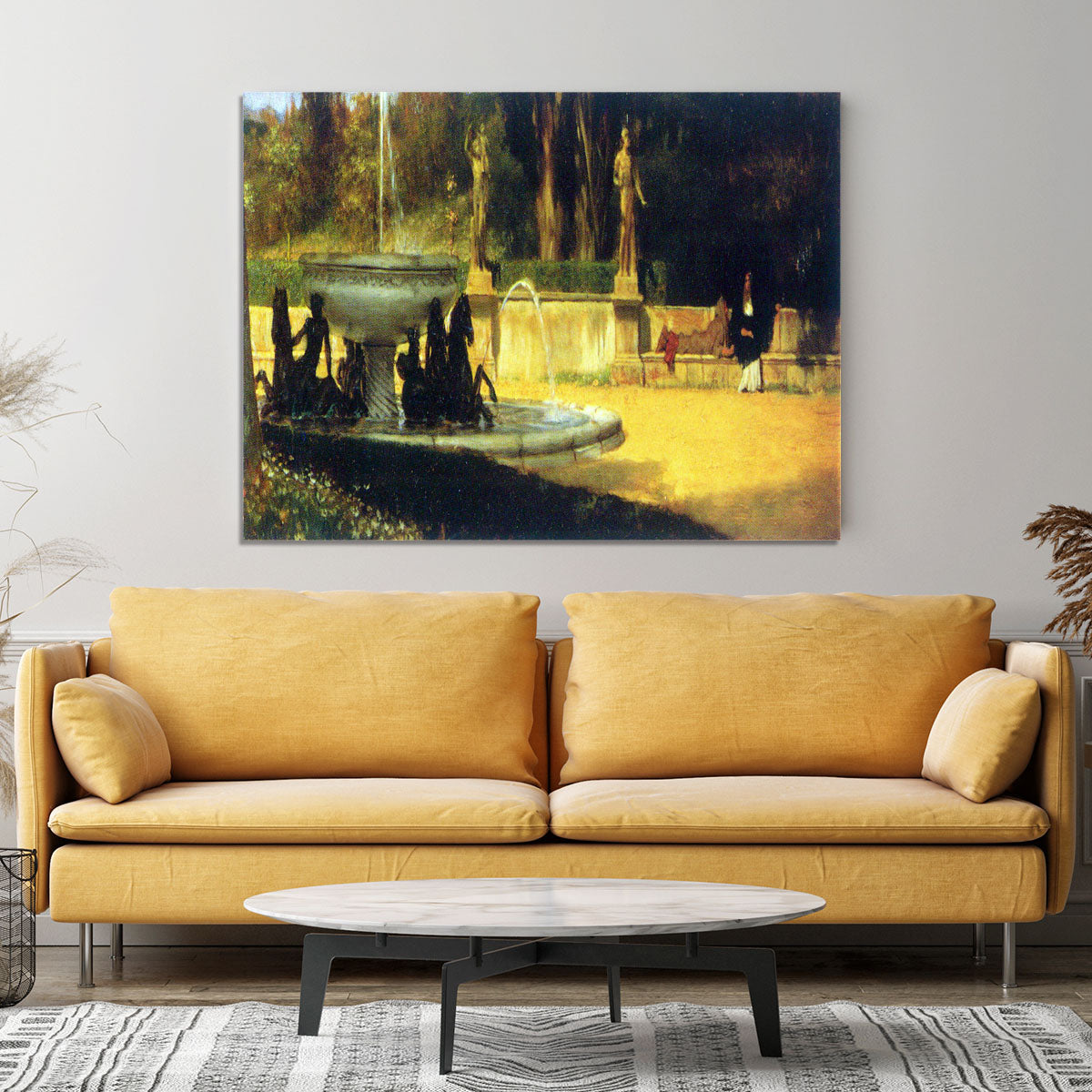 Roman Garden by Alma Tadema Canvas Print or Poster - Canvas Art Rocks - 4