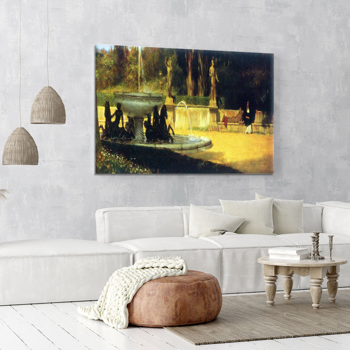 Roman Garden by Alma Tadema Canvas Print or Poster - Canvas Art Rocks - 6