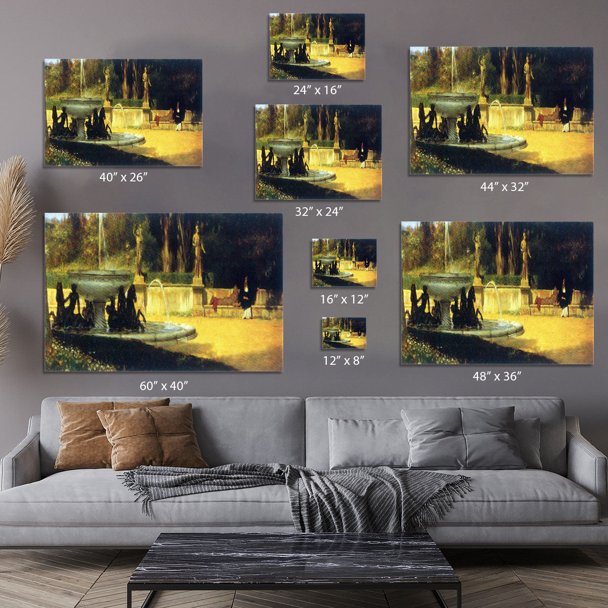 Roman Garden by Alma Tadema Canvas Print or Poster - Canvas Art Rocks - 7