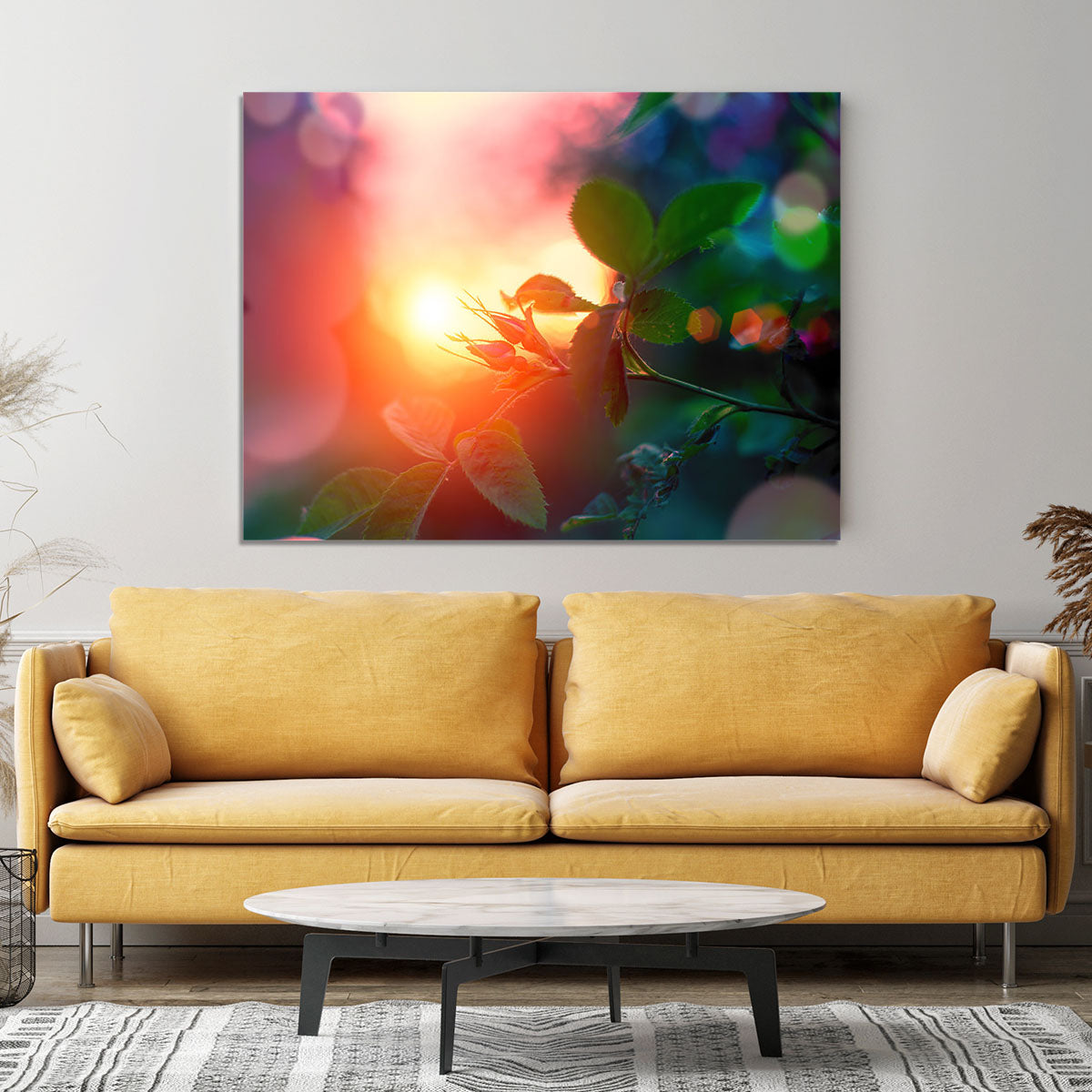 Rosebuds at sunset Canvas Print or Poster - Canvas Art Rocks - 4