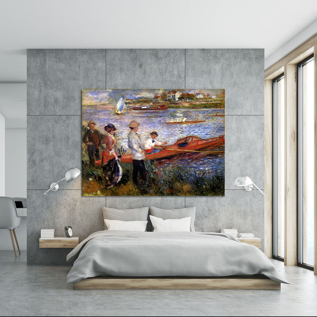 Rowers from Chatou by Renoir Canvas Print or Poster - Canvas Art Rocks - 5