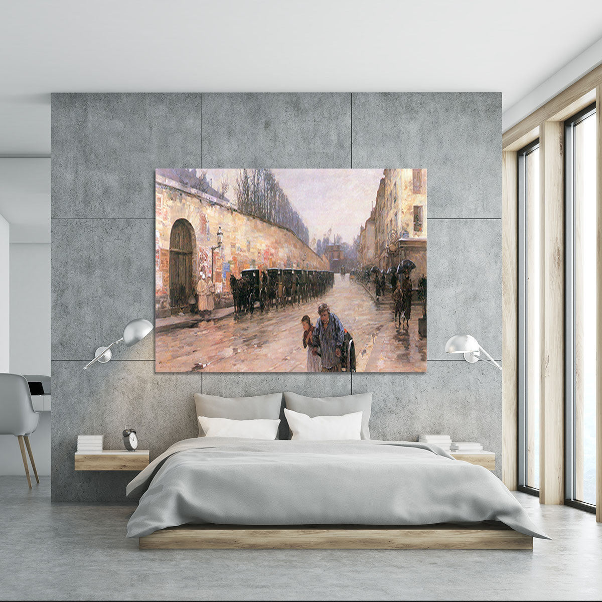 Rue Bonaparte by Hassam Canvas Print or Poster - Canvas Art Rocks - 5