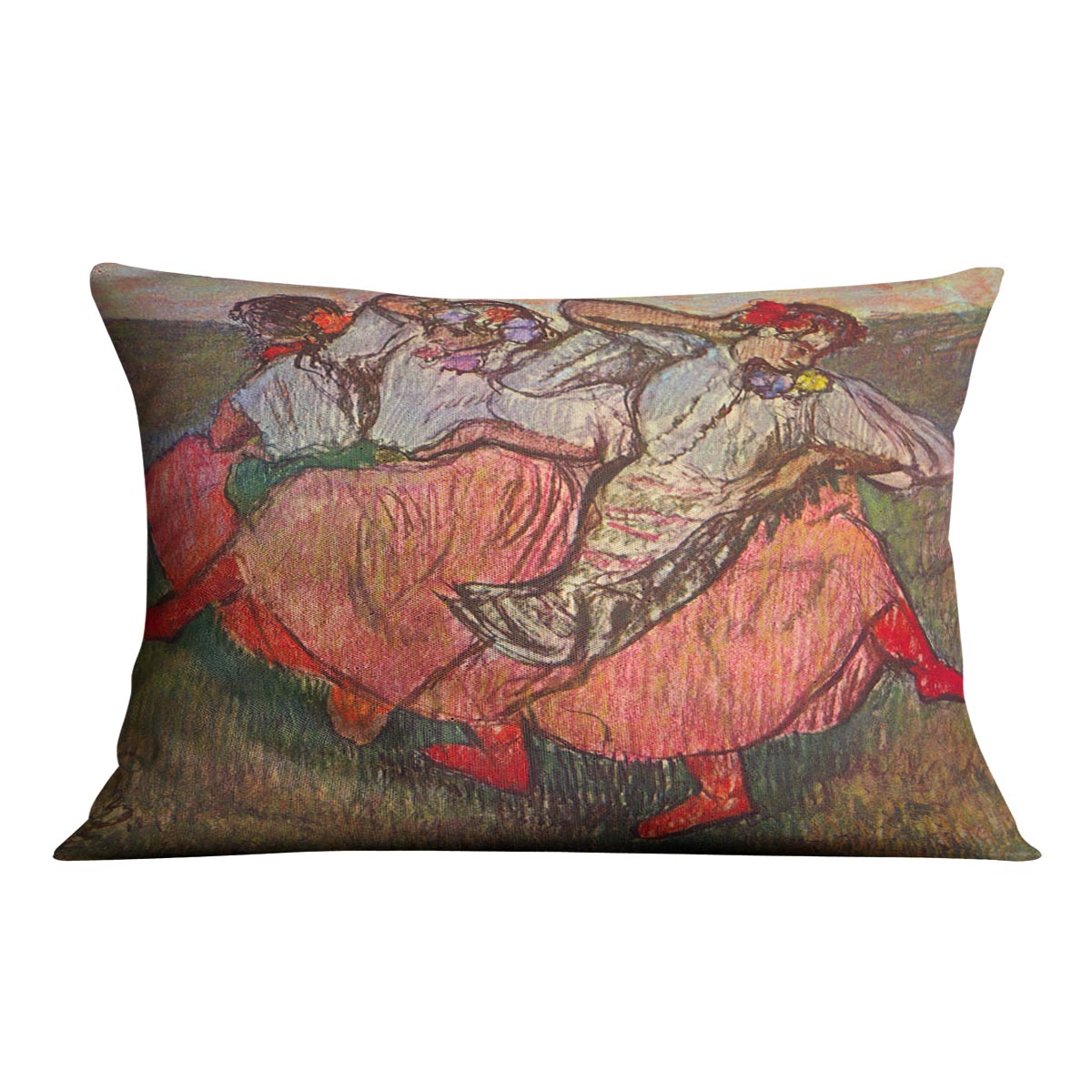 Russian Dancers by Degas Cushion