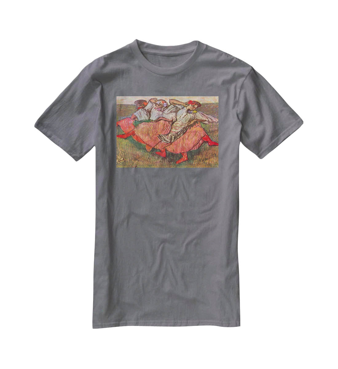 Russian Dancers by Degas T-Shirt - Canvas Art Rocks - 3