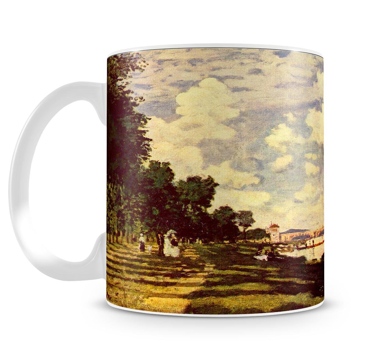 Sailing at Argenteuil by Monet Mug - Canvas Art Rocks - 4