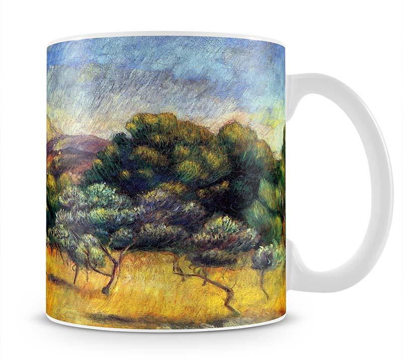 Sainte Vicoria Mountain by Renoir Mug - Canvas Art Rocks - 1