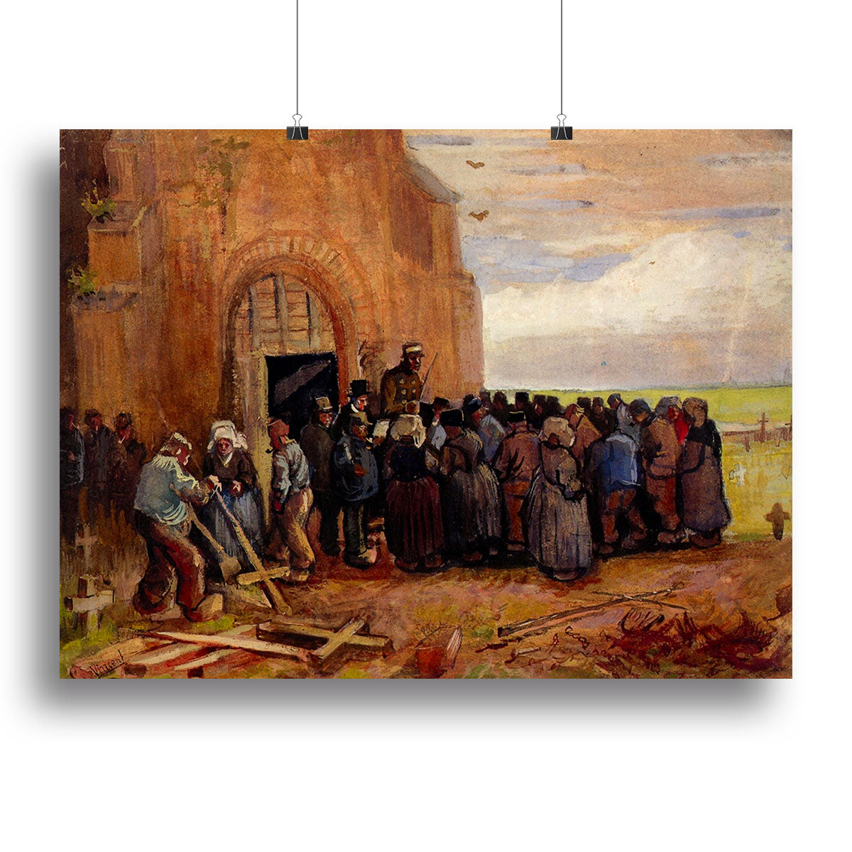 Sale of Building Scrap by Van Gogh Canvas Print or Poster - Canvas Art Rocks - 2
