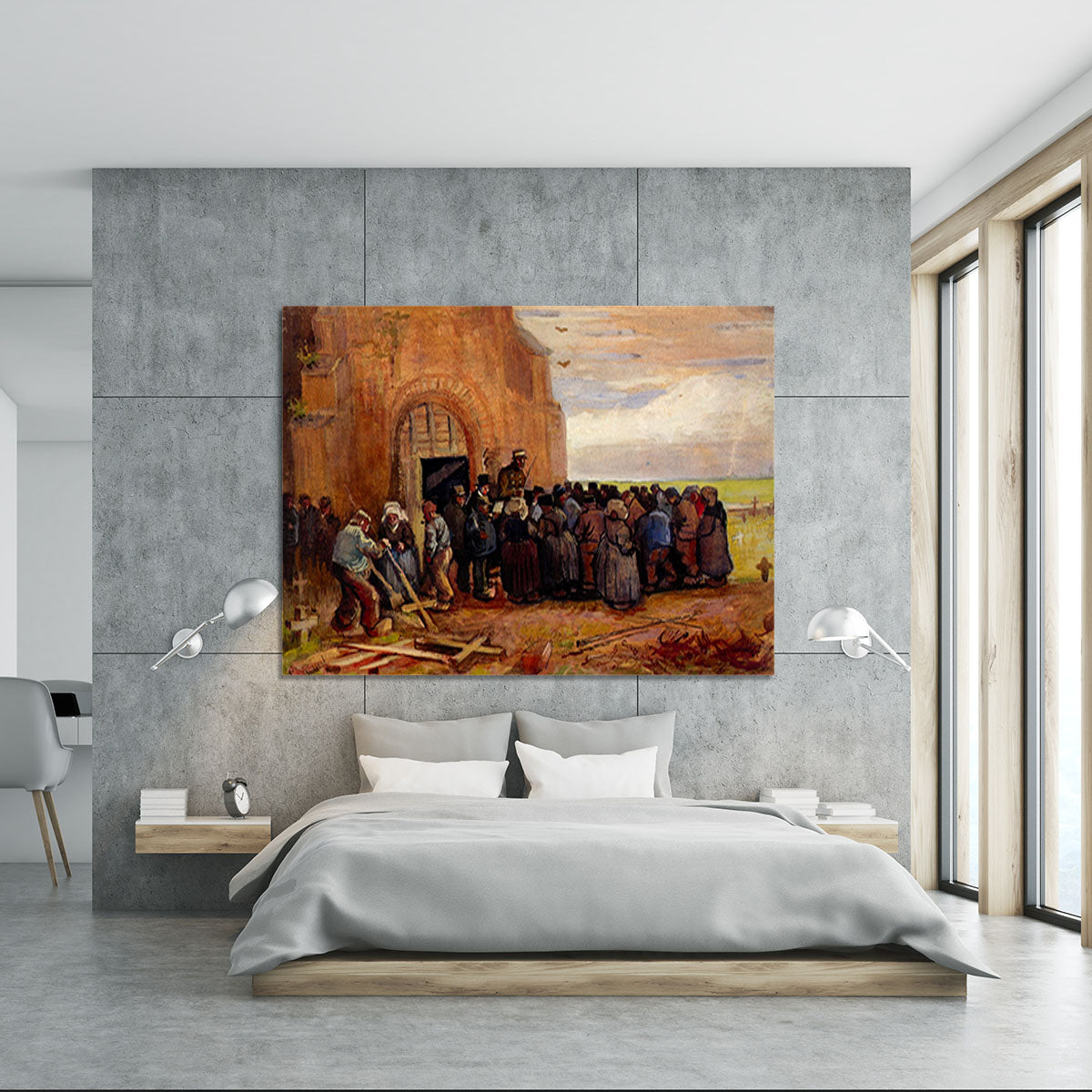 Sale of Building Scrap by Van Gogh Canvas Print or Poster - Canvas Art Rocks - 5