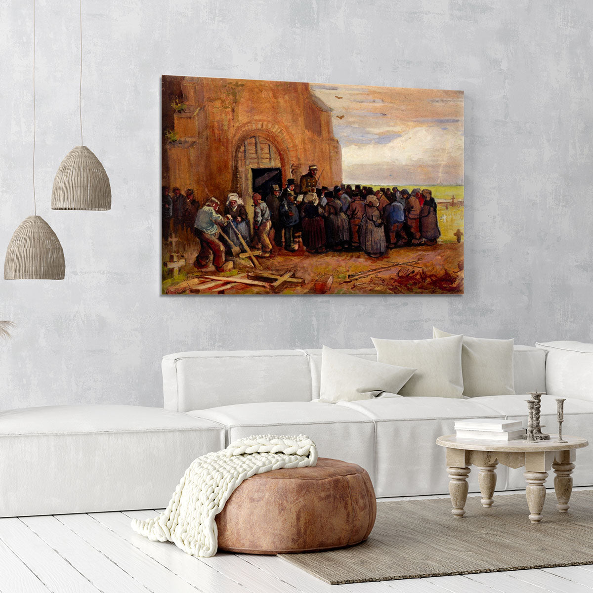 Sale of Building Scrap by Van Gogh Canvas Print or Poster - Canvas Art Rocks - 6