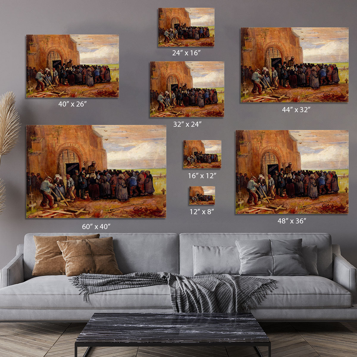 Sale of Building Scrap by Van Gogh Canvas Print or Poster - Canvas Art Rocks - 7