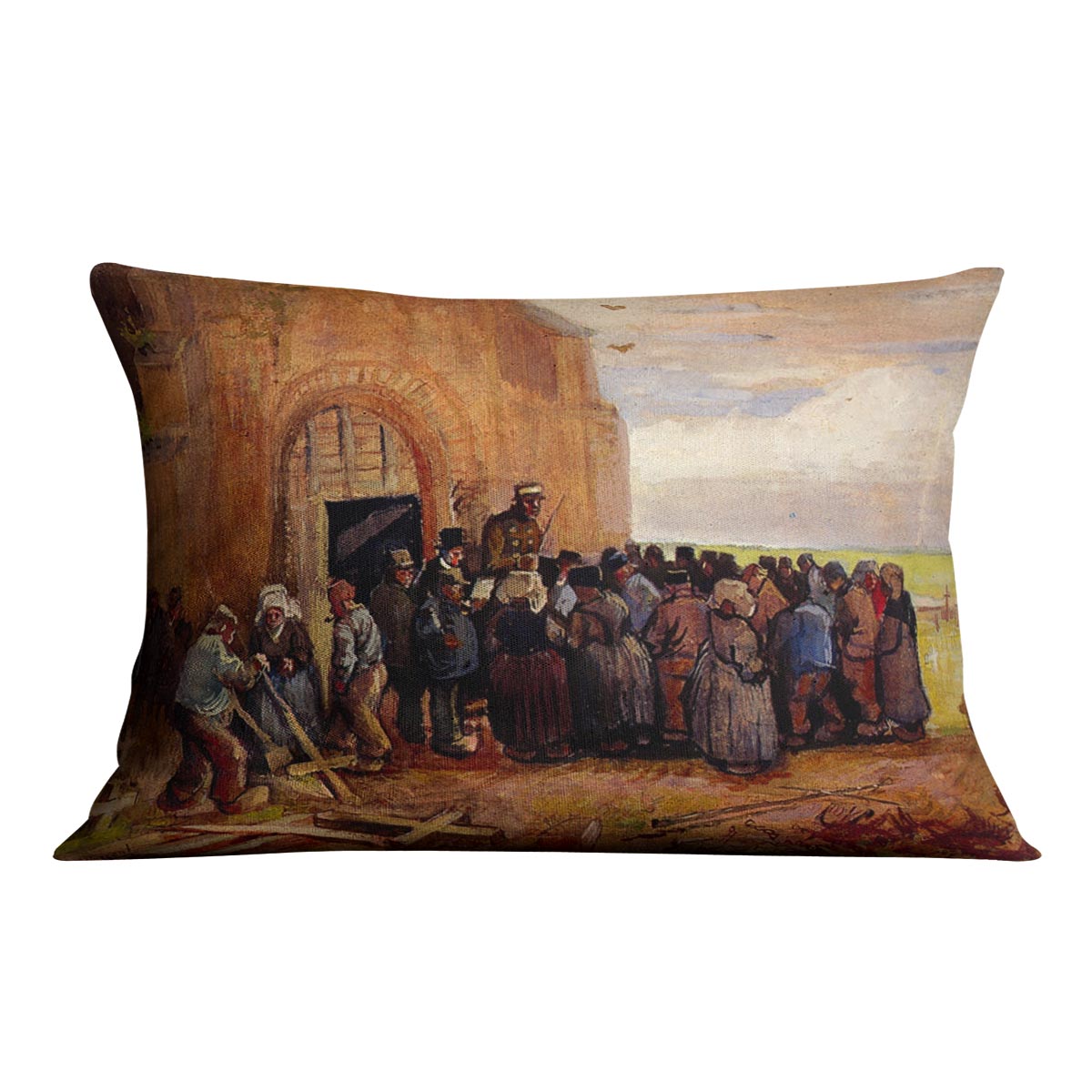 Sale of Building Scrap by Van Gogh Cushion