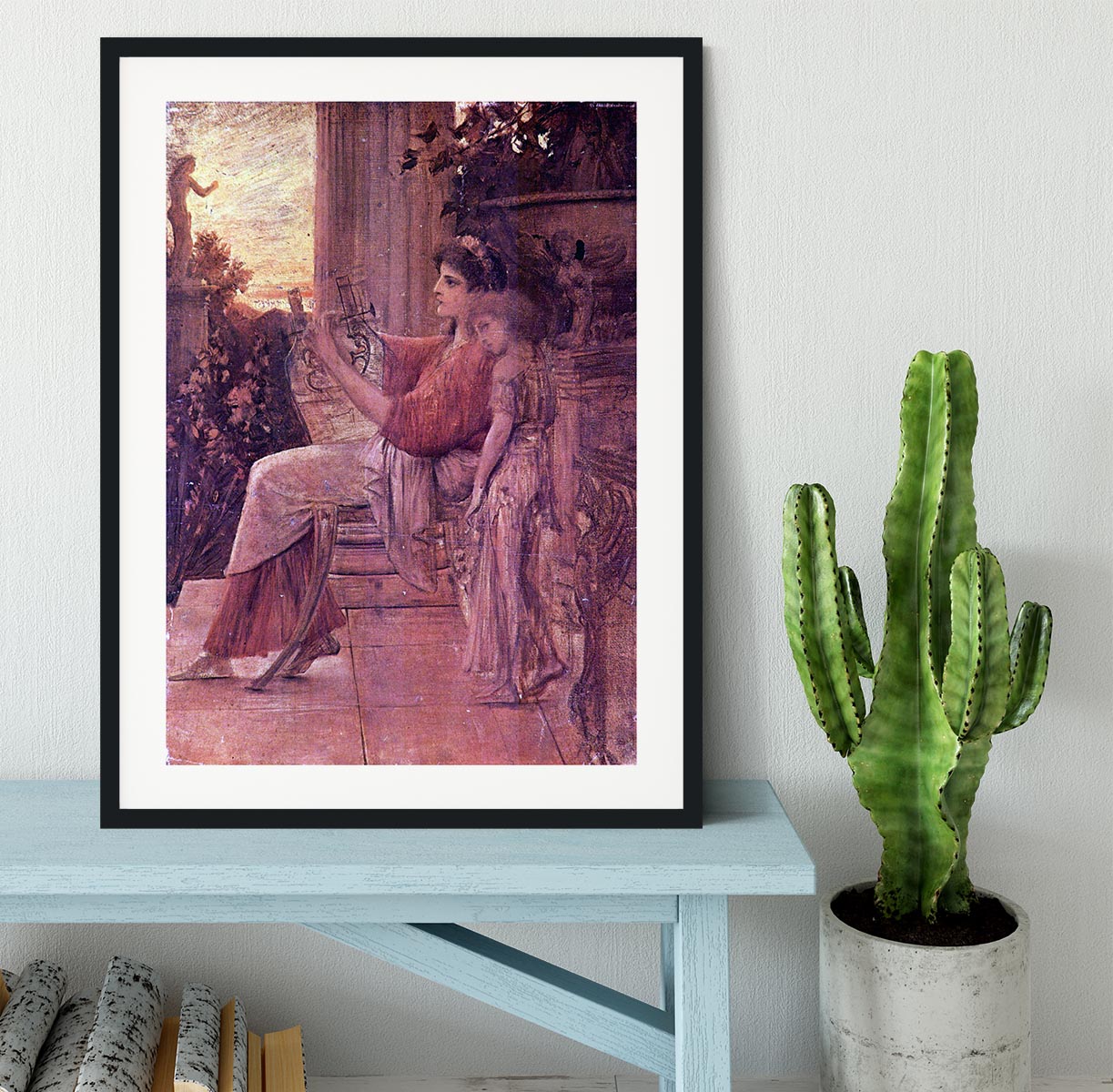 Sapho by Klimt Framed Print - Canvas Art Rocks - 1