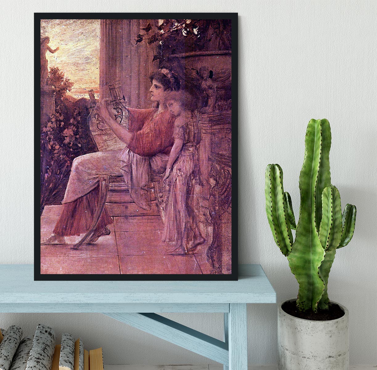 Sapho by Klimt Framed Print - Canvas Art Rocks - 2