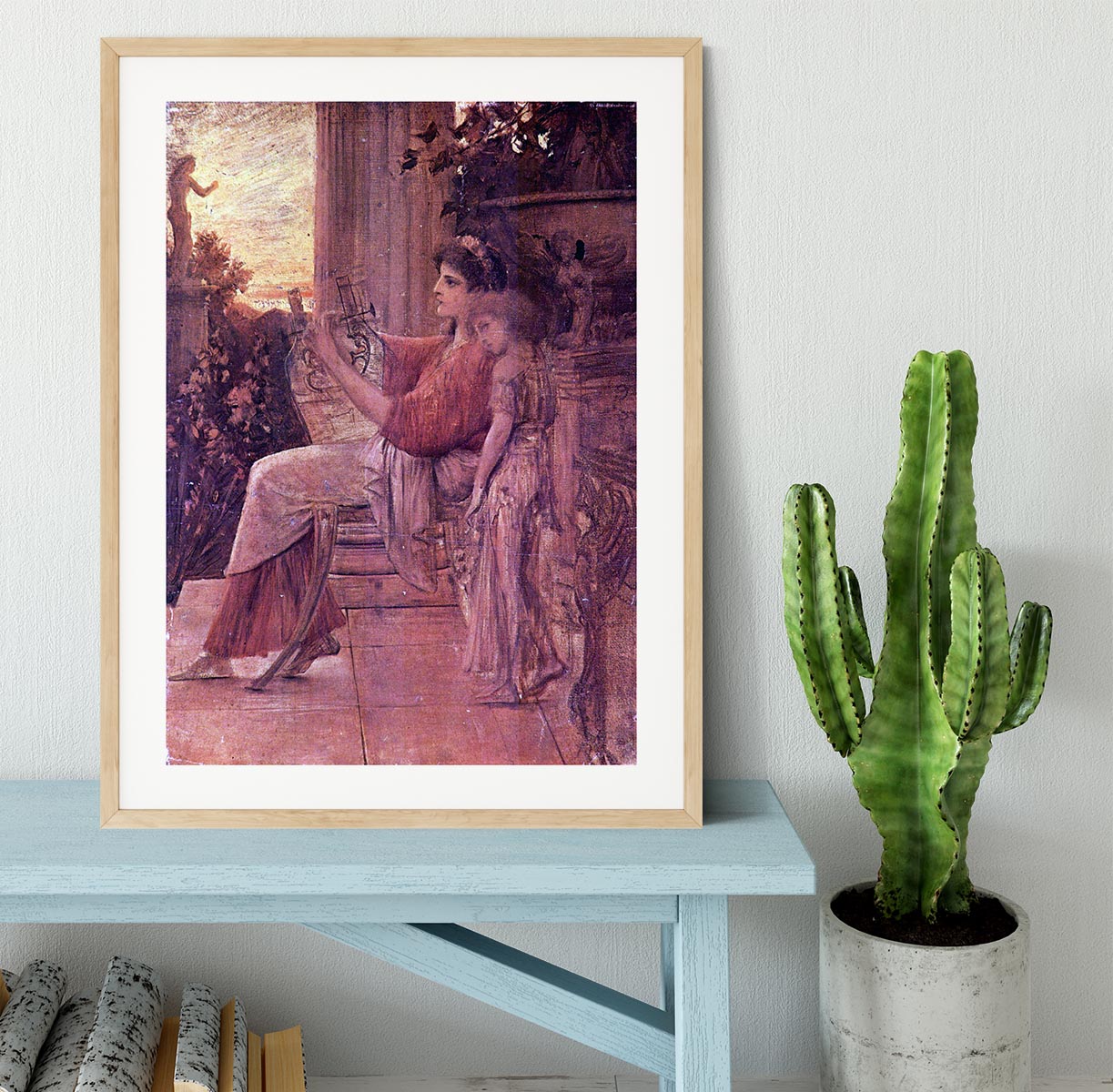 Sapho by Klimt Framed Print - Canvas Art Rocks - 3