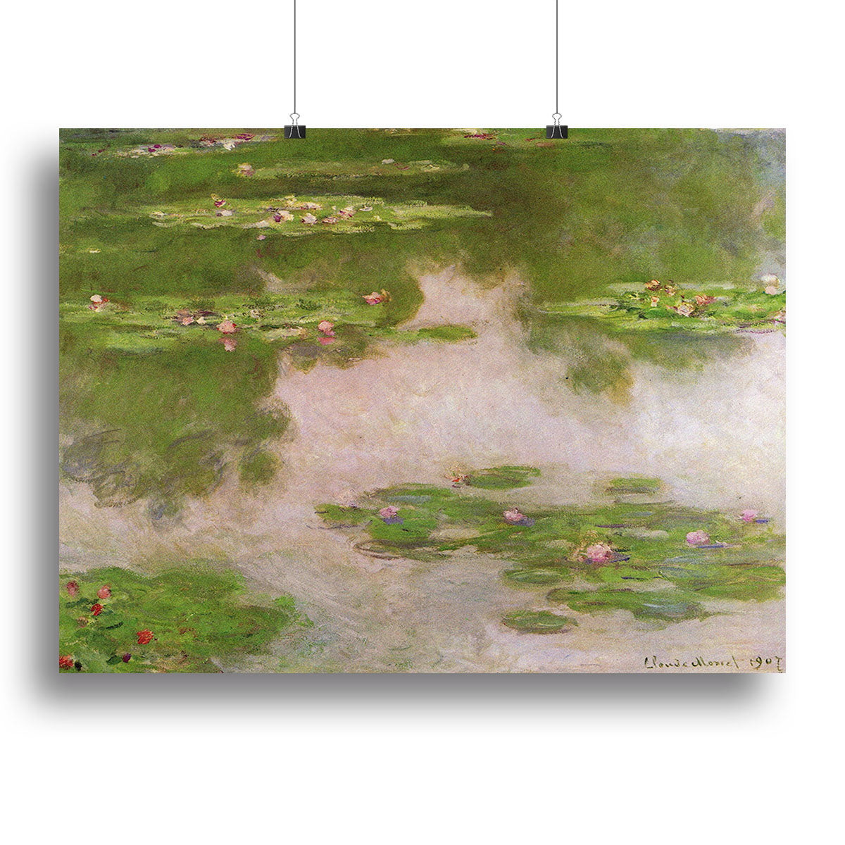 Sea roses 2 by Monet Canvas Print or Poster - Canvas Art Rocks - 2