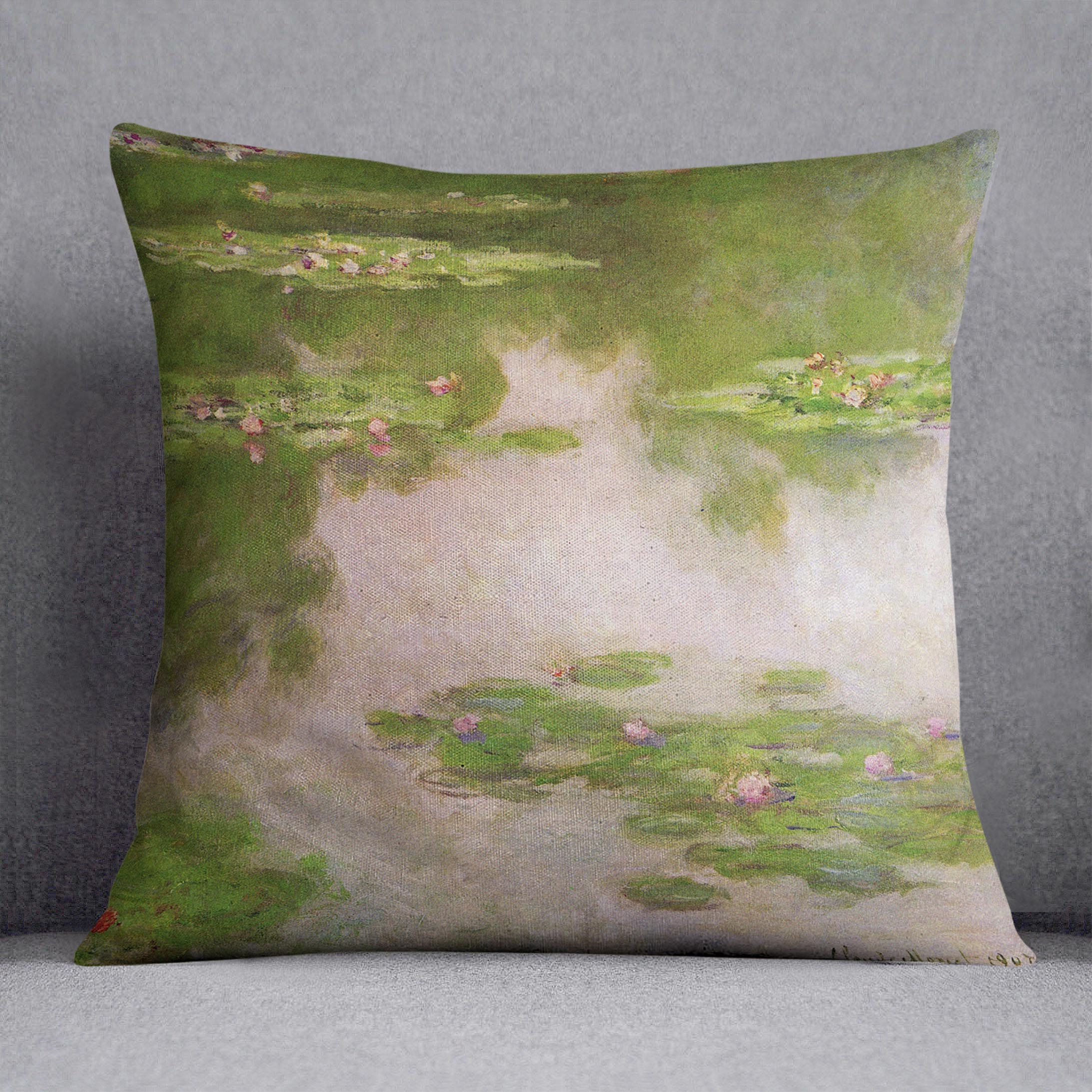 Sea roses 2 by Monet Cushion